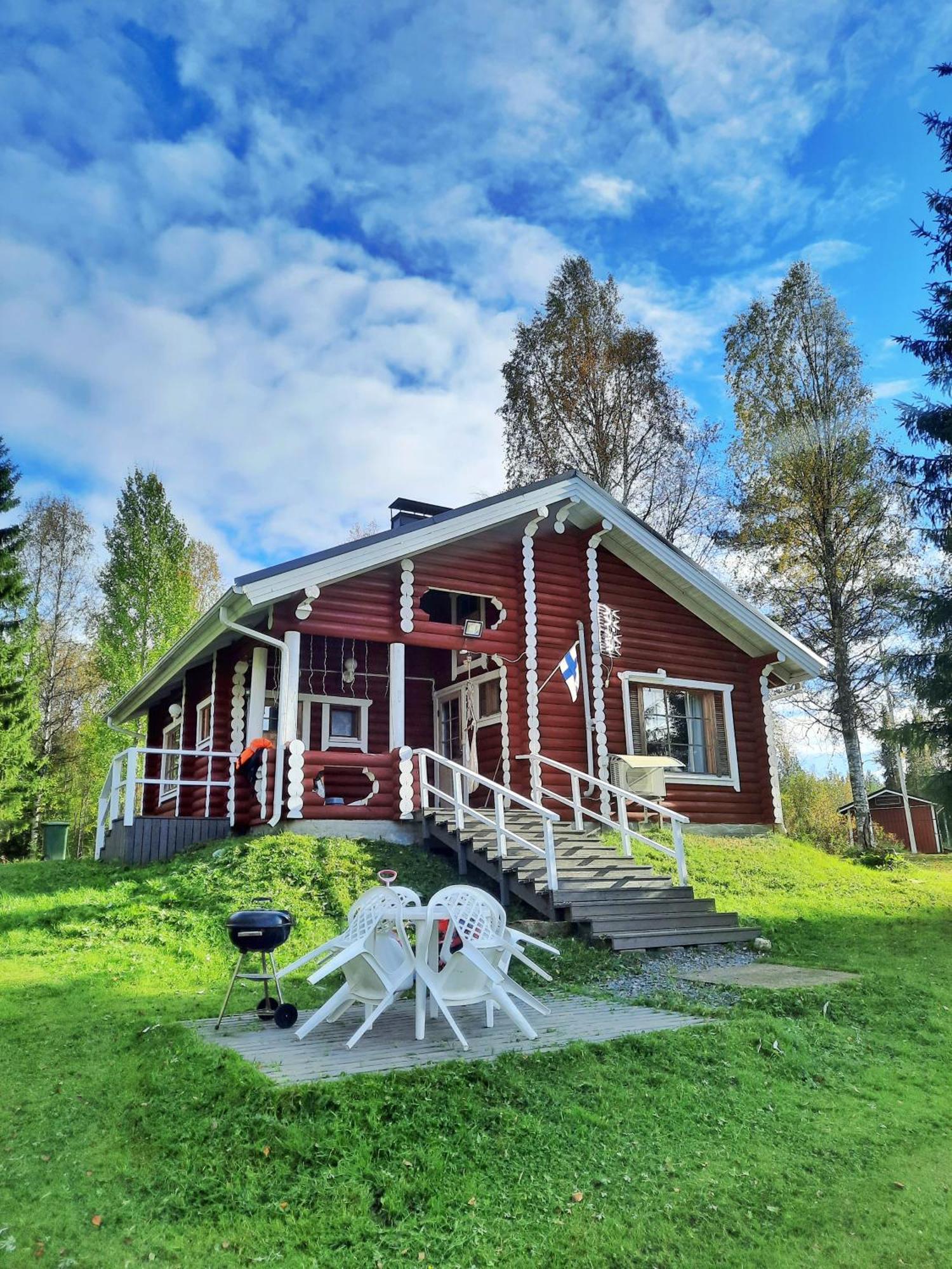 Lapin Villa Hiisi Joen Rannalla Ranua Bagian luar foto