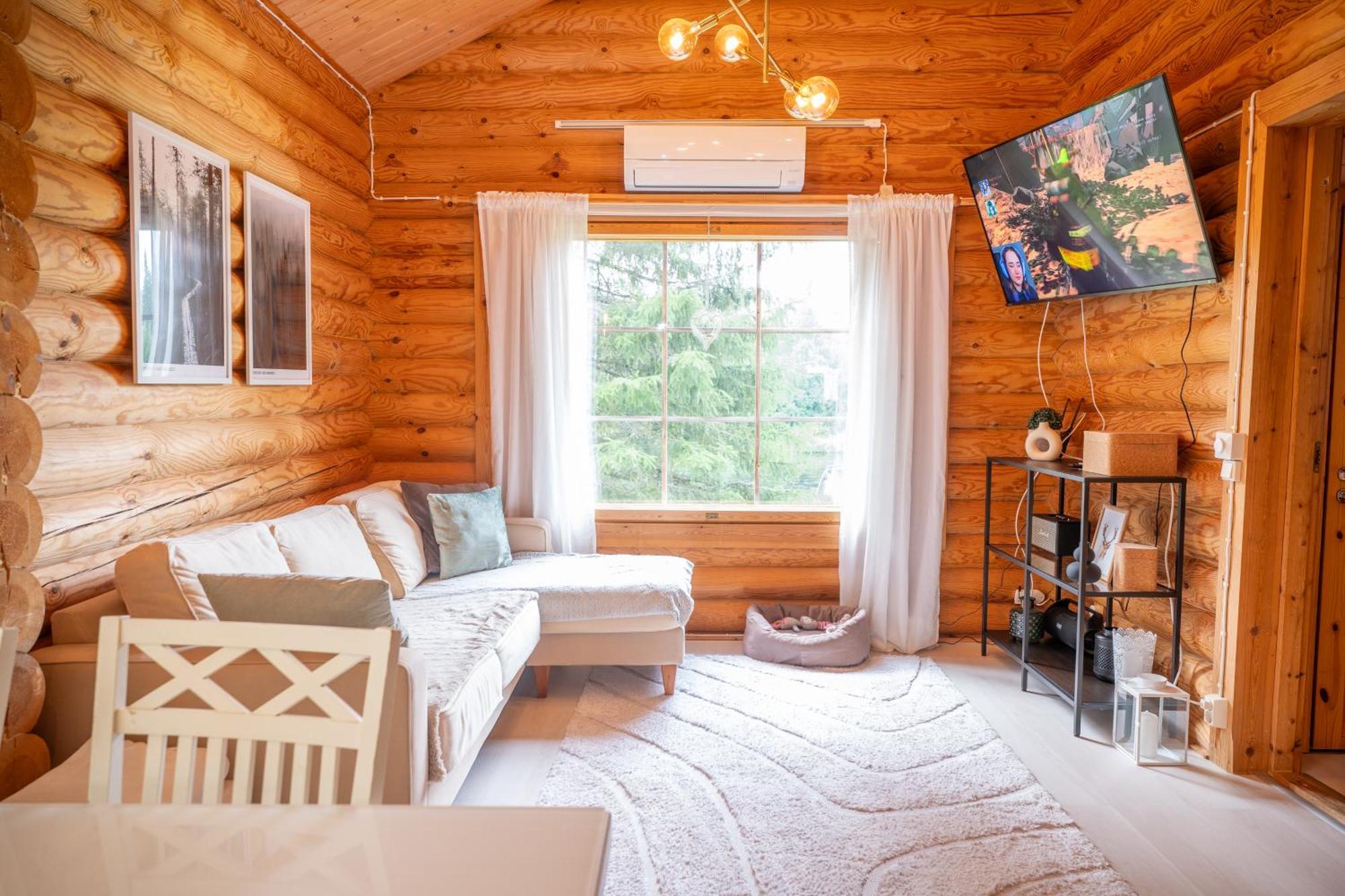 Lapin Villa Hiisi Joen Rannalla Ranua Bagian luar foto