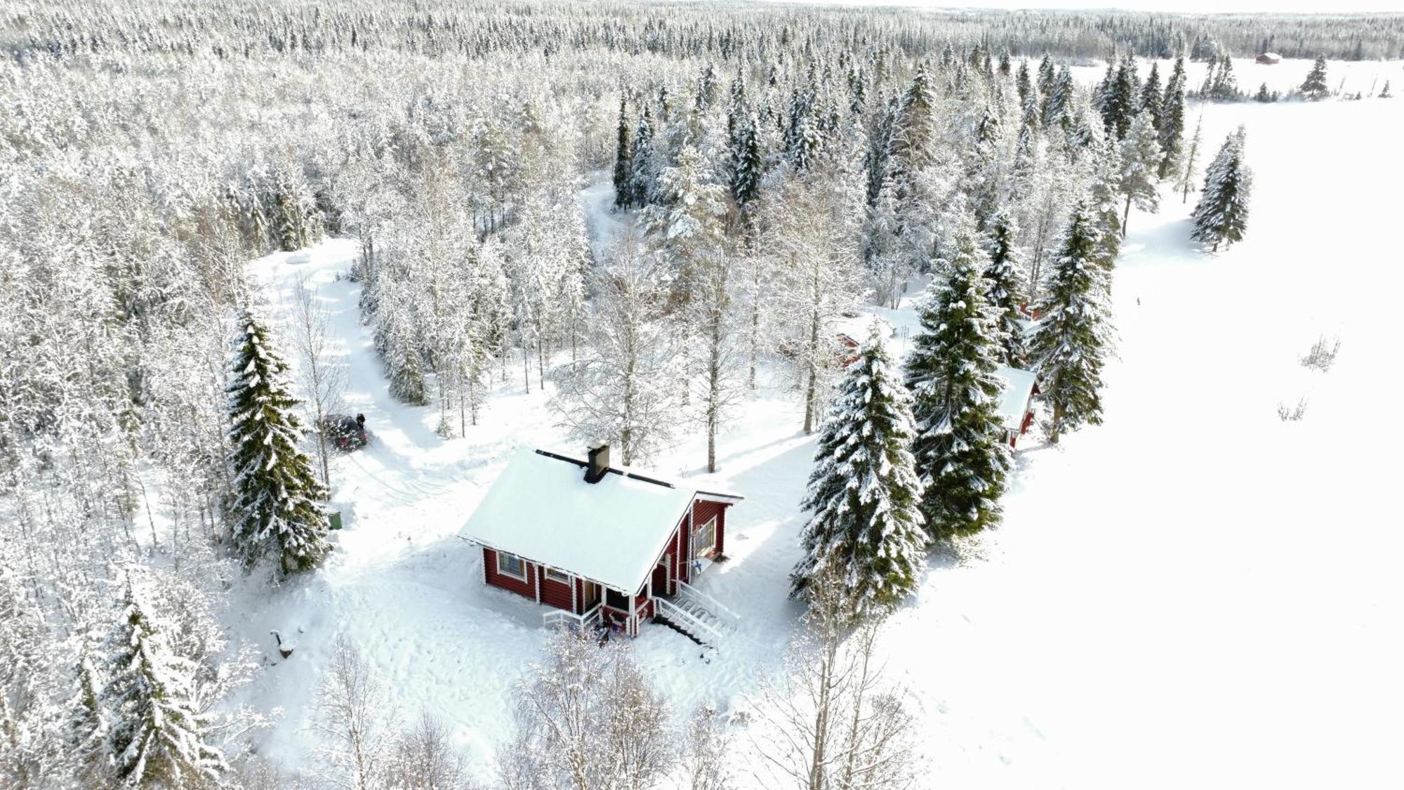 Lapin Villa Hiisi Joen Rannalla Ranua Bagian luar foto